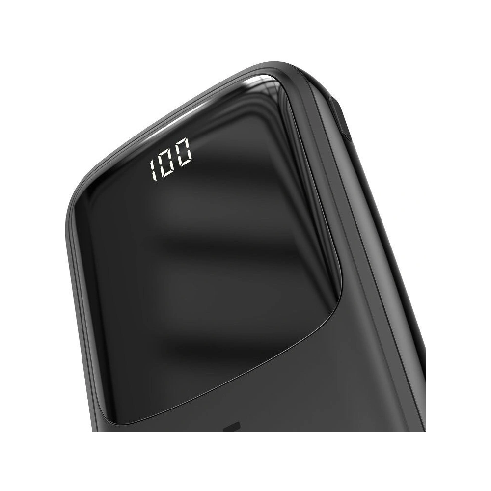 Hurtownia GSM - Powerbank Baseus Qpow z kablem USB-C, 10000mAh, 3A, 15W (czarny) - BSU1330BLK - {ean13} - Hurt