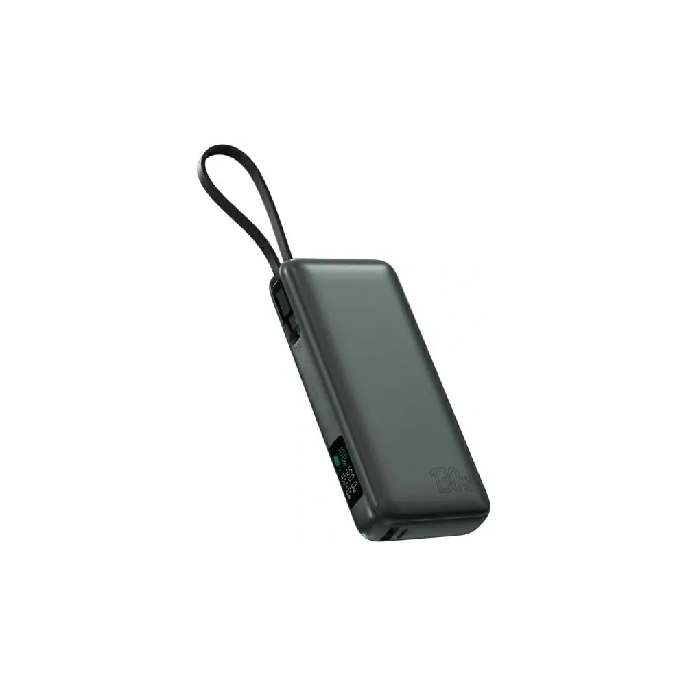 Hurtownia GSM - 4smarts Enterprise Powerbank 20000mAh 130W cu cablu integrat USB-C, gri metalic - 4SMR59 - {ean13} - Hurt