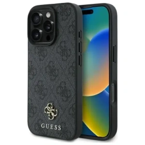 Hurtownia GSM - Etui Guess GUHMP16LP4SM4MK Apple iPhone 16 Pro hardcase 4G Small Classic MagSafe černý/black - GUE4204 - {ean13} - Hurt