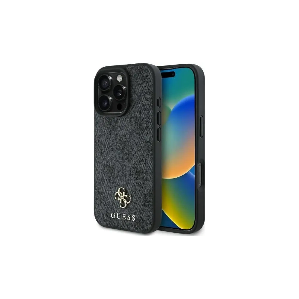 Wholesale Guess GUHMP16LP4SM4MK Apple iPhone 16 Pro hardcase 4G Small Classic MagSafe black - GUE4204 - {ean13} - Hurt