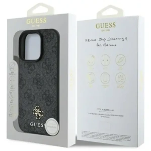 Hurtownia GSM - Etui Guess GUHMP16LP4SM4MK Apple iPhone 16 Pro hardcase 4G Small Classic MagSafe černý/black - GUE4204 - {ean13} - Hurt