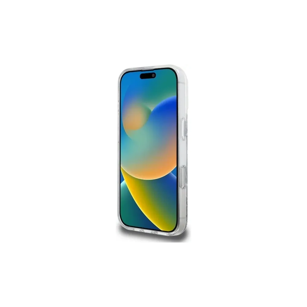 Hurtownia GSM - Guess GUHMP16LRGRGES Apple iPhone 16 Pro keménytok Gyanta Átmeneti Csillám MagSafe ezüst - GUE4206 - {ean13} - Hurt
