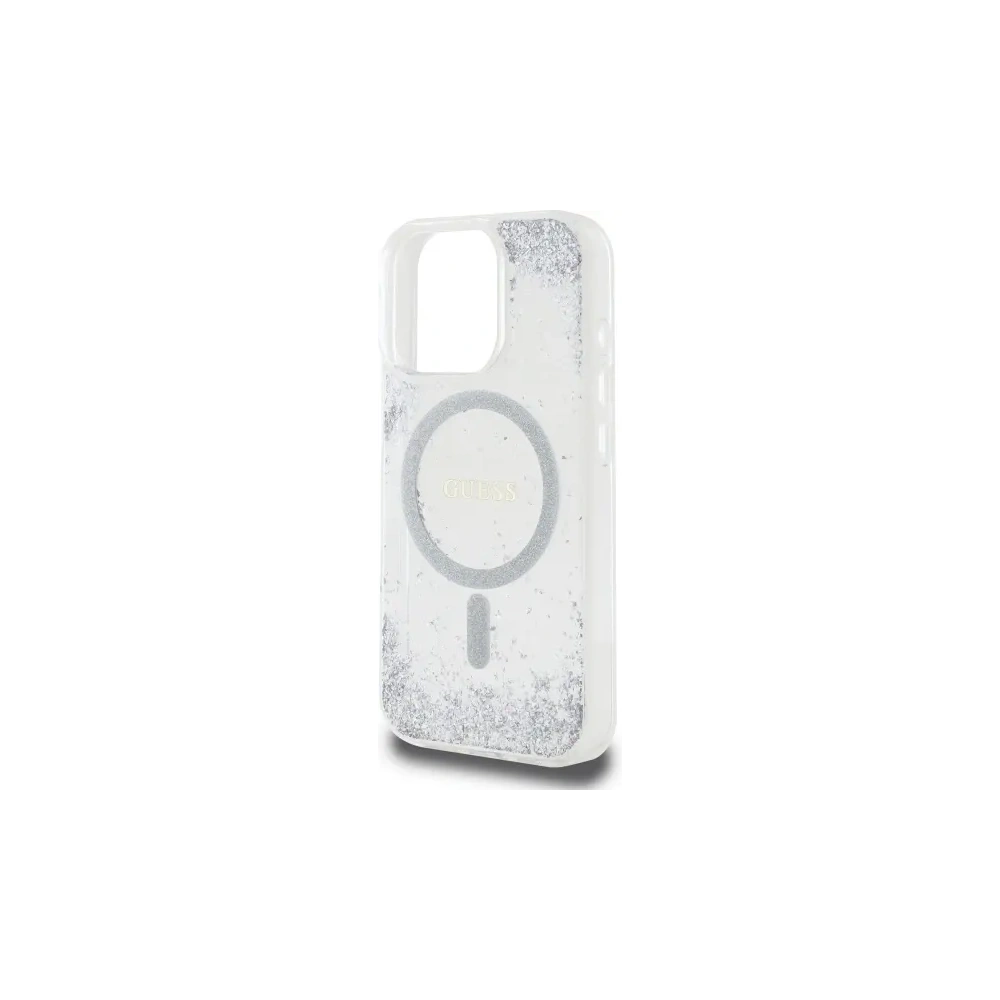 Hurtownia GSM - Etui Guess GUHMP16LRGRGES Apple iPhone 16 Pro hardcase Resin Gradient Glitter MagSafe stříbrný/silver - GUE4206 - {ean13} - Hurt