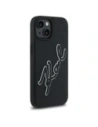 Hurtownia GSM - Karl Lagerfeld KLHCP15S3DRKSDLK Apple iPhone 15 hardcase 3D Rubber Signature negru - KLD21840 - {ean13} - Hurt