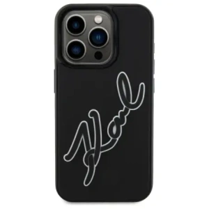 Hurtownia GSM - Karl Lagerfeld KLHCP15X3DRKSDLK Apple iPhone 15 Pro Max Hartschale 3D Gummi Signatur schwarz - KLD21841 - {ean13} - Hurt