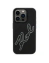 Hurtownia GSM - Karl Lagerfeld KLHCP15X3DRKSDLK Apple iPhone 15 Pro Max Hartschale 3D Gummi Signatur schwarz - KLD21841 - {ean13} - Hurt