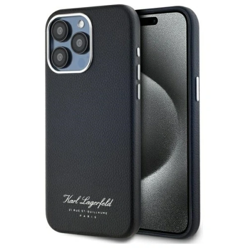 Etui Karl Lagerfeld KLHCP15XPGWCMKHK Apple iPhone 15 Pro Max hardcase hotel RSG czarny/black