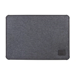 Etui UNIQ Dfender pentru laptop, 13", gri/marcat gri