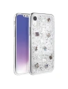 Apple UNIQ Lumence Clear Case iPhone Xr silber/Perivvinkle silber