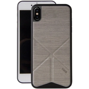 Etui UNIQ Transforma Ligne Apple iPhone X/Xs szary/ash grey