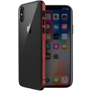 Hurtownia GSM - Etui UNIQ Valencia Clear Apple iPhone Xs Max rot/karmesinrot - UNIQ205RED - {ean13} - Hurt
