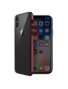 Etui UNIQ Valencia Clear Apple iPhone Xs Max czerwony/crimson red