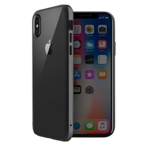 UNIQ Valencia Clear iPhone XS Max gunmetal grey