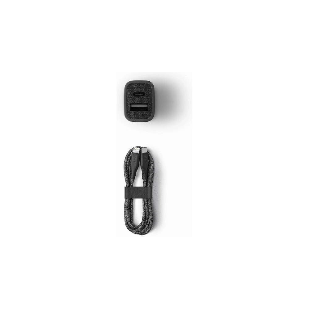 Hurtownia GSM - UNIQ Ładowarka samochodowa Votra Duo P30 USB-C PD 30W MFI + kabel USB-C na lightning czarny - UNIQ215BLK - {ean13} - Hurt