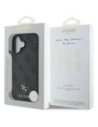 Etui Guess GUHMP16SP4SM4MK Apple iPhone 16 hardcase 4G Small Classic MagSafe czarny/black