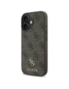 Etui Guess GUHMP16SP4SM4MW Apple iPhone 16 hardcase 4G Small Classic MagSafe brązowy/brown