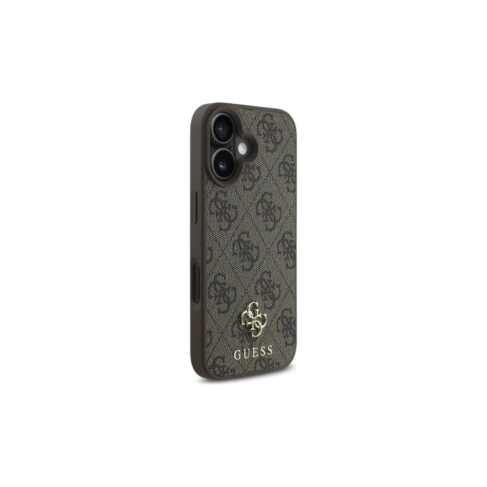 Etui Guess GUHMP16SP4SM4MW Apple iPhone 16 hardcase 4G Small Classic MagSafe brązowy/brown