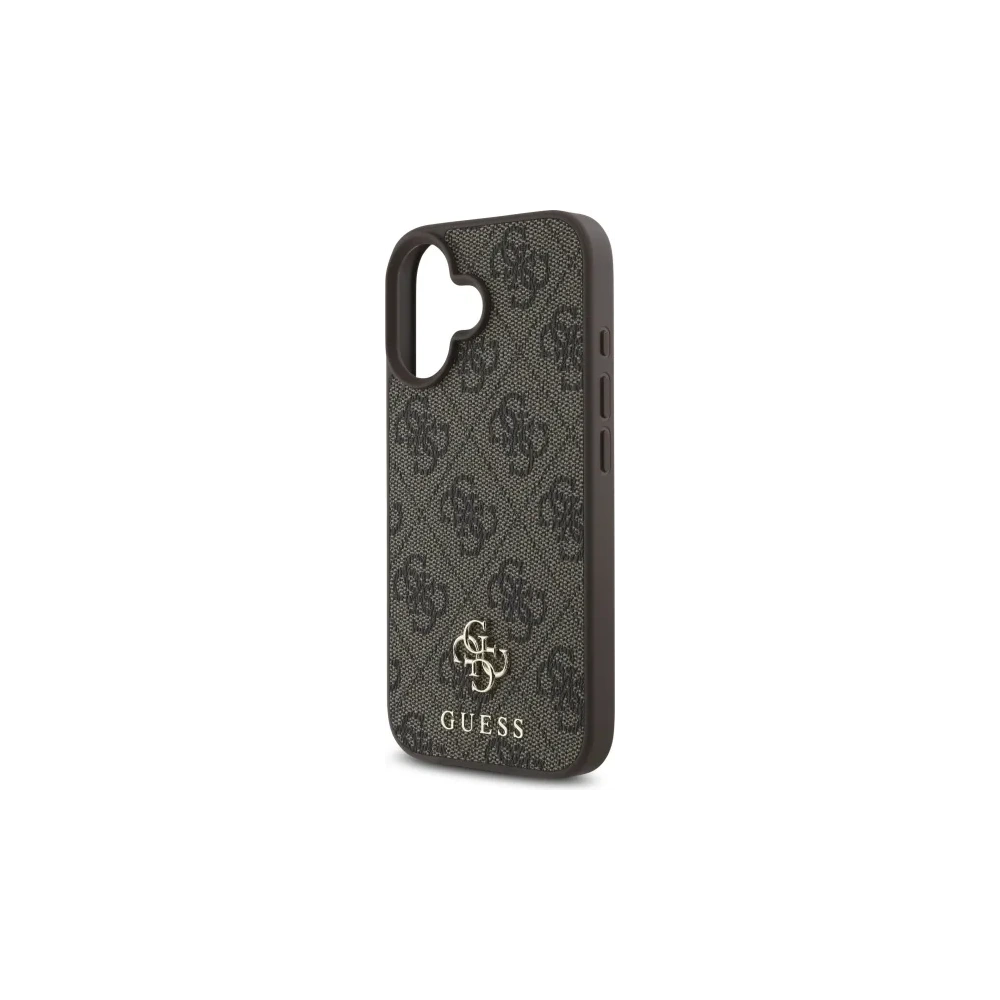 Etui Guess GUHMP16SP4SM4MW Apple iPhone 16 hardcase 4G Small Classic MagSafe brązowy/brown