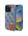 Guess GUHMP16XP4ROPEMCB Apple iPhone 16 Pro Max Hardcase 4G Blumenmuster MagSafe blau