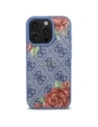 Wholesale Guess GUHMP16XP4ROPEMCB Apple iPhone 16 Pro Max hardcase 4G Flowers Print MagSafe blue - GUE4210 - {ean13} - Hurt