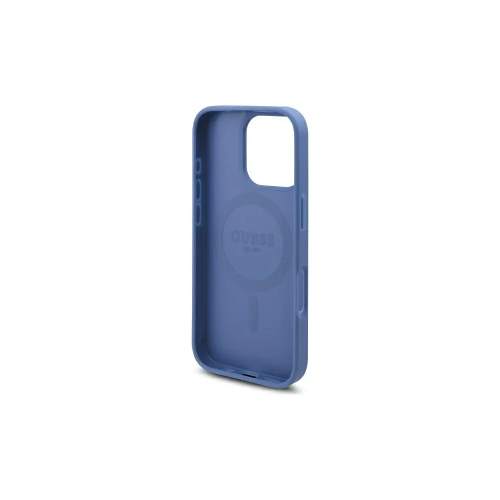 Wholesale Guess GUHMP16XP4ROPEMCB Apple iPhone 16 Pro Max hardcase 4G Flowers Print MagSafe blue - GUE4210 - {ean13} - Hurt