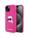 Hurtownia GSM - Karl Lagerfeld KLHMP15SSKHPPLF Apple iPhone 15 hardcase Silicon Karl Head Print MagSafe fuchsia - KLD21846 - {ean13} - Hurt