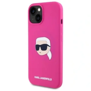 Hurtownia GSM - Karl Lagerfeld KLHMP15SSKHPPLF Apple iPhone 15 hardcase Silicon Karl Head Print MagSafe fuchsia - KLD21846 - {ean13} - Hurt