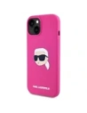 Hurtownia GSM - Karl Lagerfeld KLHMP15SSKHPPLF Apple iPhone 15 hardcase Silicon Karl Head Print MagSafe fuchsia - KLD21846 - {ean13} - Hurt