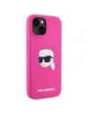 Hurtownia GSM - Karl Lagerfeld KLHMP15SSKHPPLF Apple iPhone 15 hardcase Silicon Karl Head Print MagSafe fuchsia - KLD21846 - {ean13} - Hurt