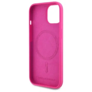 Hurtownia GSM - Karl Lagerfeld KLHMP15SSKHPPLF Apple iPhone 15 hardcase Silicon Karl Head Print MagSafe fuchsia - KLD21846 - {ean13} - Hurt