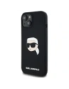 Hurtownia GSM - Karl Lagerfeld KLHMP15SSKHPPLK Apple iPhone 15 carcasă din silicon hardcase cu imprimeu Karl Head MagSafe negru - KLD21847 - {ean13} - Hurt