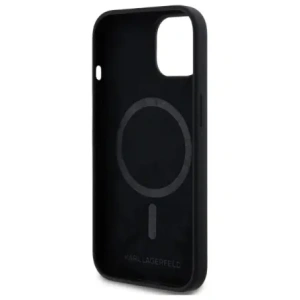 Hurtownia GSM - Karl Lagerfeld KLHMP15SSKHPPLK Apple iPhone 15 carcasă din silicon hardcase cu imprimeu Karl Head MagSafe negru - KLD21847 - {ean13} - Hurt