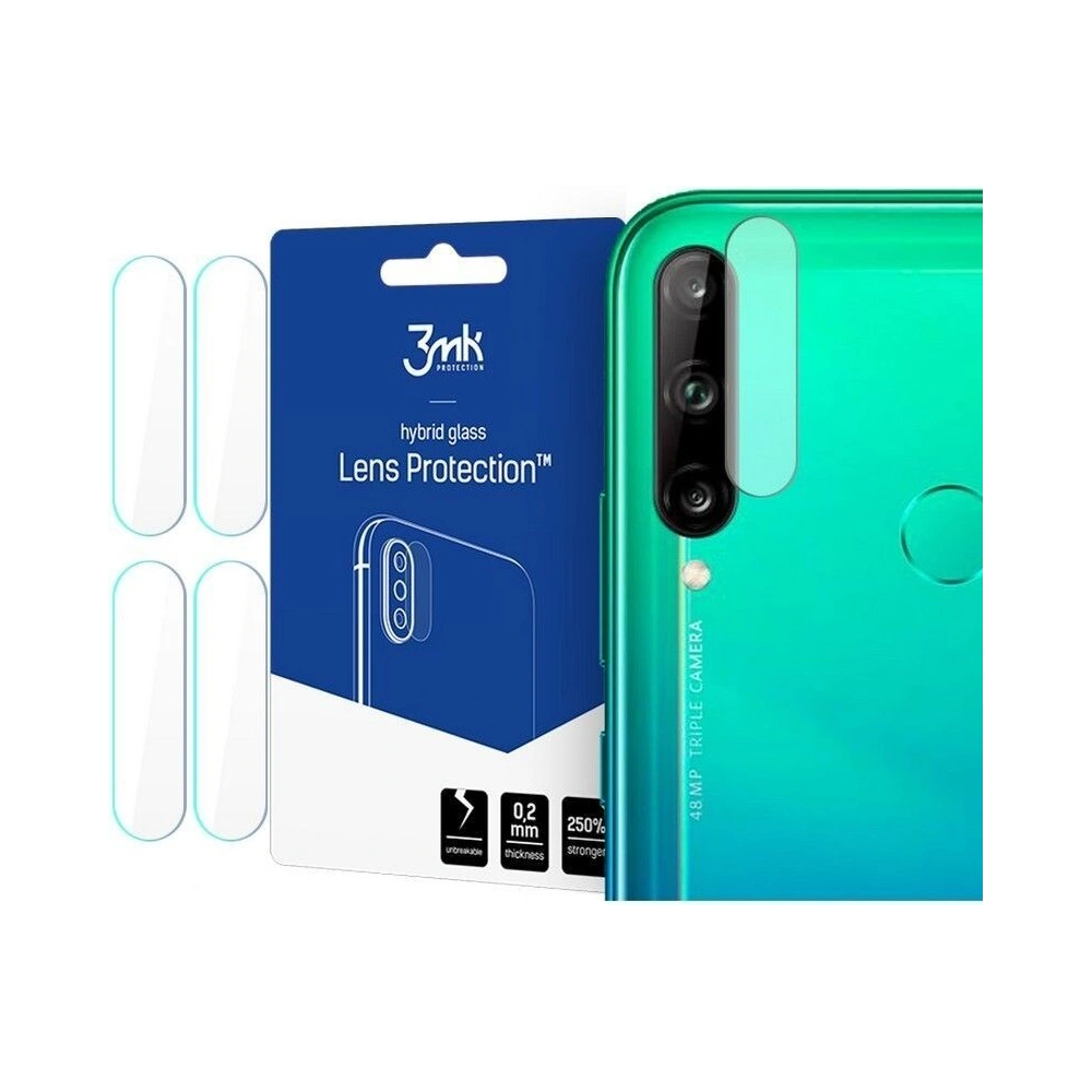 Hurtownia GSM - Szkło hybrydowe na obiektyw aparatu 3MK Lens Protection Huawei P40 Lite E [4 PACK] - 3MK157 - {ean13} - Hurt