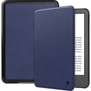Hurtownia GSM - Culoare albastru închis Bizon Case Tab Croc pentru Amazon Kindle 12 2024 / 11 2022 - BIZ1 - {ean13} - Hurt