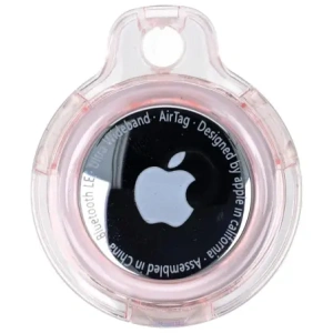 Wholesale Bizon Case Locator Keychain Apple AirTag clear-pink - BIZ7 - {ean13} - Hurt