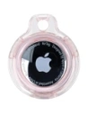 Bizon Case Locator Keychain Apple AirTag clear-pink