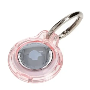 Wholesale Bizon Case Locator Keychain Apple AirTag clear-pink - BIZ7 - {ean13} - Hurt