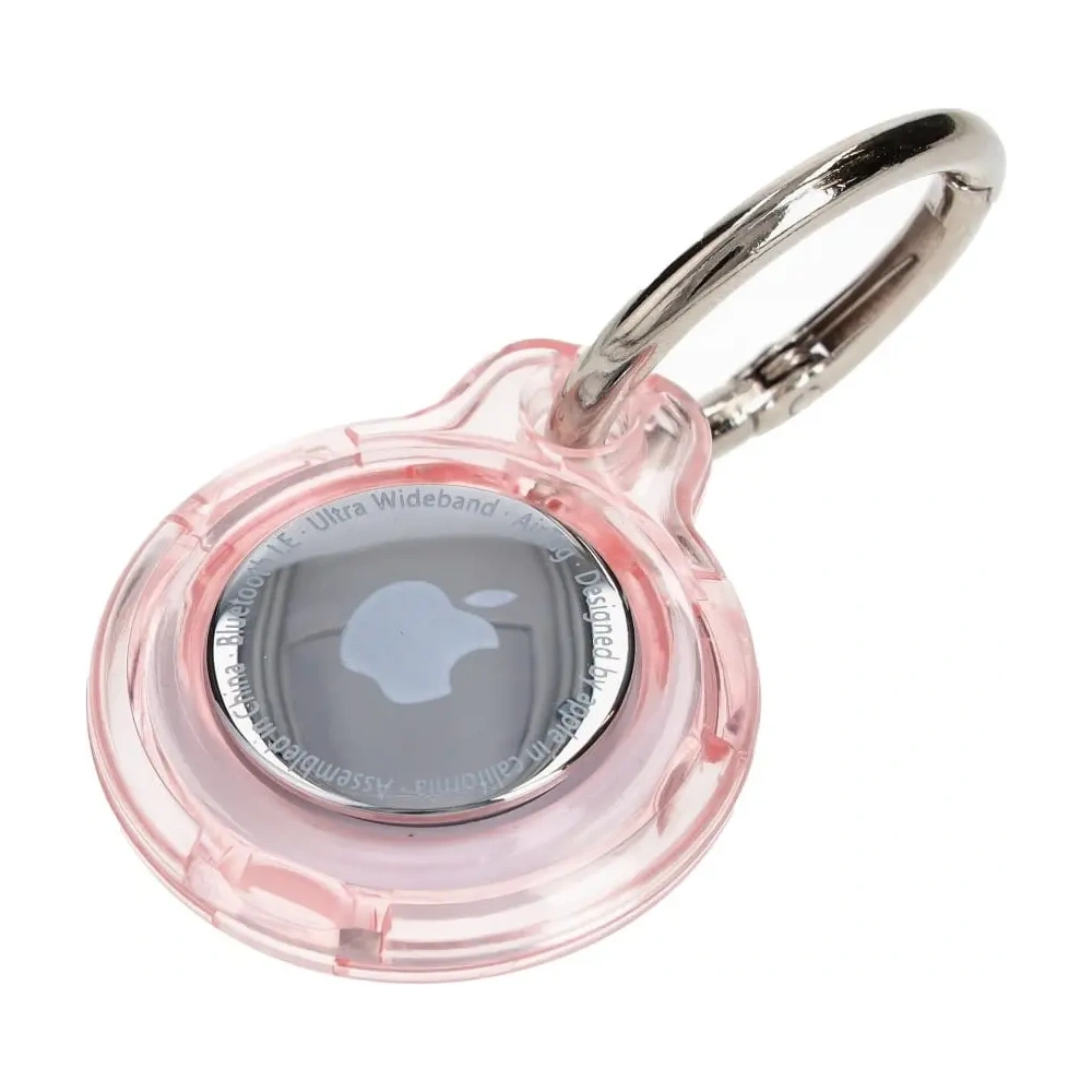 Hurtownia GSM - Bizon Case Locator Schlüsselanhänger Apple AirTag klar-rosa - BIZ7 - {ean13} - Hurt