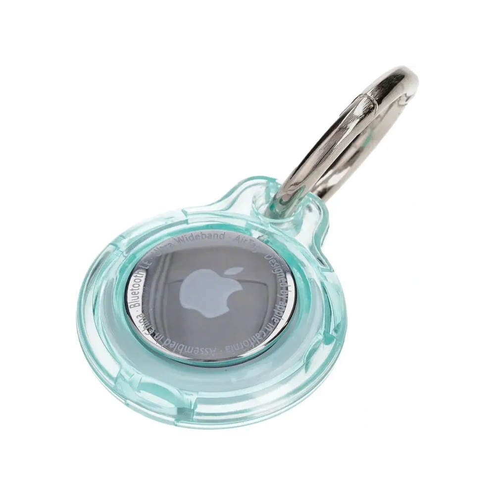 Wholesale Bizon Case Locator Keychain Apple AirTag clear-mint - BIZ8 - {ean13} - Hurt