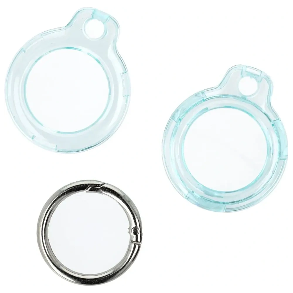 Wholesale Bizon Case Locator Keychain Apple AirTag clear-mint - BIZ8 - {ean13} - Hurt