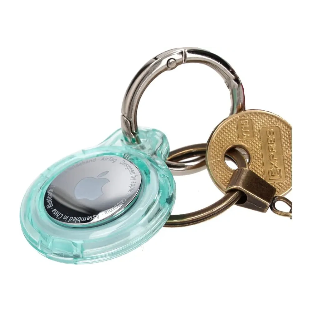 Hurtownia GSM - Bizon Case Locator Keychain Apple AirTag clar-mentă - BIZ8 - {ean13} - Hurt