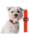 Bizon Case Locator Pets Apple AirTag red
