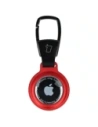 Etui Bizon Case Locator Magnetic pro Apple AirTag červené