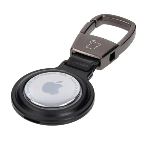 Etui Bizon Case Locator Magnetic do Apple AirTag czarne