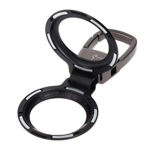 Etui Bizon Case Locator Magnetic do Apple AirTag czarne