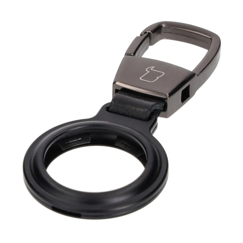 Etui Bizon Case Locator Magnetic do Apple AirTag czarne