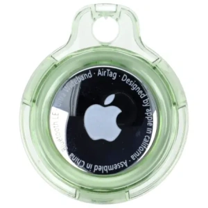 Wholesale Bizon Case Locator Keychain Apple AirTag clear-green - BIZ12 - {ean13} - Hurt
