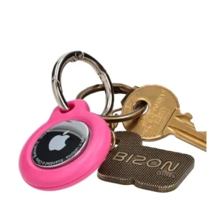 Wholesale Bizon Case Locator Keychain Apple AirTag pink - BIZ13 - {ean13} - Hurt