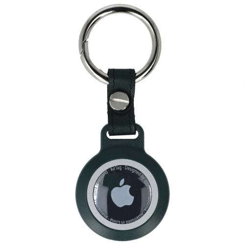 Etui Bizon Case Locator Waterproof do Apple AirTag zielone