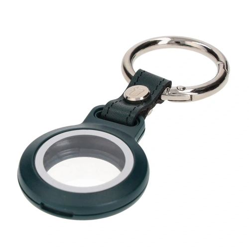 Etui Bizon Case Locator Waterproof do Apple AirTag zielone